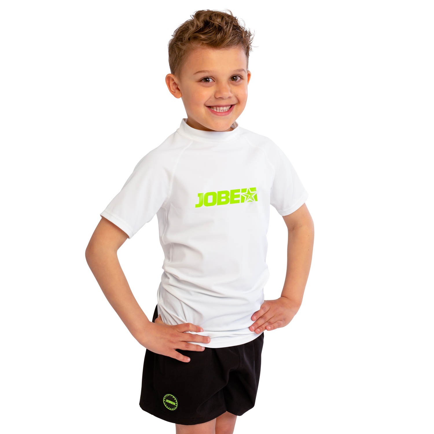 JOBE RASH GUARD SHORTSLEEVE BAMBINI BIANCA