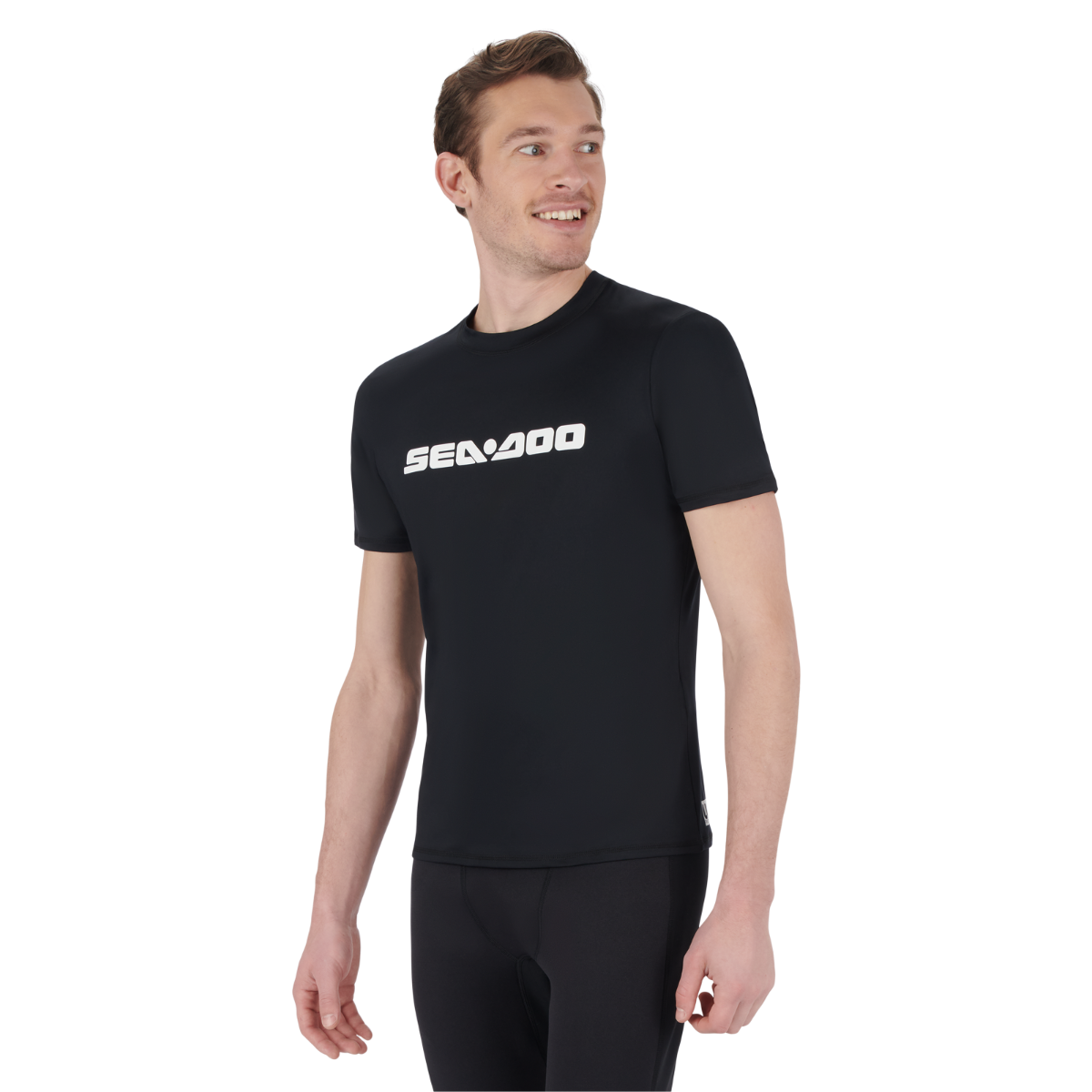 SEADOO RASH GUARD SIGNATURE A MANICHE CORTE UOMO NERA